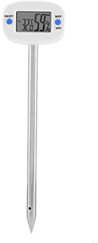 Biuzi Soil Moisture Meter, TA290 Digital Soil Hygrometer Moisture Meter Temperature Humidity Tester with Probe
