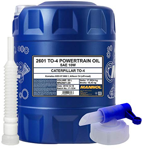 MANNOL 20L to-4 Powertrain Oil SAE 10W Traktor GETRIEBEÖL