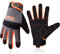 HLDD HANDLANDY Leichte Arbeitshandschuhe, Herren & Damen Multifunktionale Arbeitshandschuhe mit umfangreichem Handflächenschutz Gartenarbeit Bauarbeitshandschuhe Touchscreen (orange/grau, M)