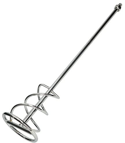 KOTARBAU® Mescolatore a spirale da 120 mm con filettatura M14 per cemento, intonaco, colore cestello mescolatore, mescolatore, mescolatore per grondaia, mescolatore per intonaco