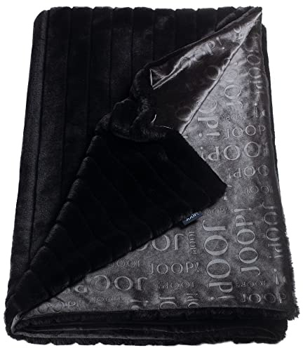 Joop! Wohndecken Glam schwarz - 002 130x170 cm