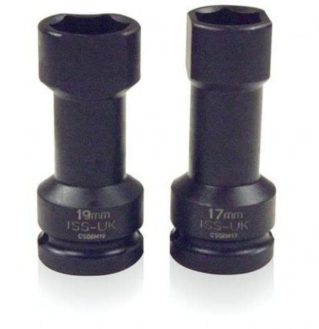 M10 & M12 Channel Unistrut Sockets 17 & 19mm 1/2''Dr by Impact Socket Supplies (CS08M17CS08M19)