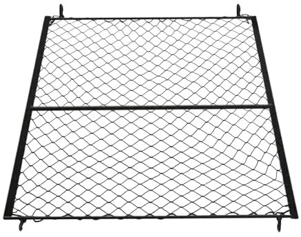 Rete da carico per autoveicoli, rete da carico a strato singolo in seta elastica per pickup, camion pickup, resistente, per pickup, camion, tasca carico, SUV, piccoli rimorchi, 110 x 119,9 cm