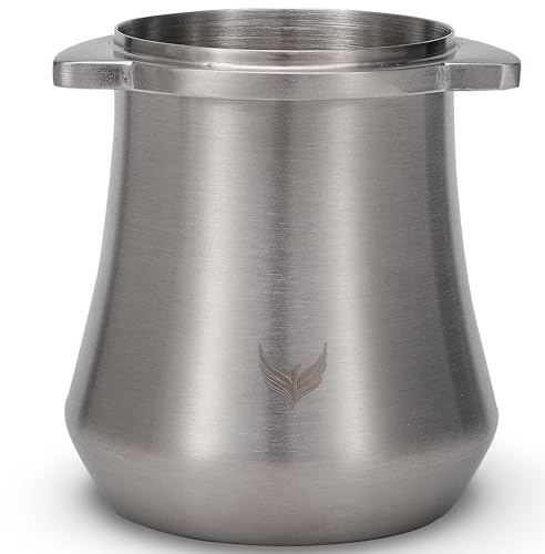 KNODOS Stainless Steel 54 mm Coffee Bean Dosing Cup for Breville Barista Express, Pro, Touch & Bambino – Espresso Dosing Cup with Grinder‑Activating Tab