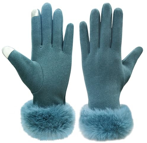 Black Friday Fausthandschuhe Damen Handschuhe Damen Winter Warme Touchscreen Winterhandschuhe thermo handschuhe mit Gefütterte thermohandschuhe Outdoor Warm Handschuhe & Fäustlinge für Damen