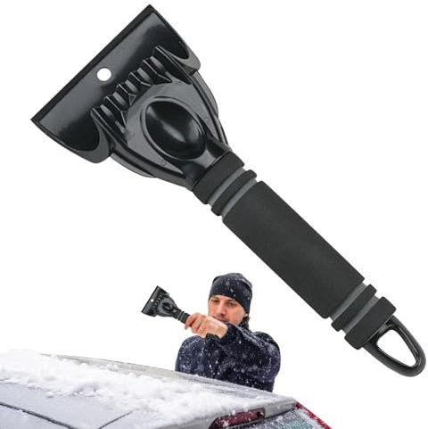Raschiaghiaccio per Parabrezza Auto - Pala per Rimozione Neve Antigraffio | Raschiaghiaccio Multifunzionale Strumento per La Rimozione Della Neve E Del, Parabrezza 'auto, Raschietto Del Ghiac