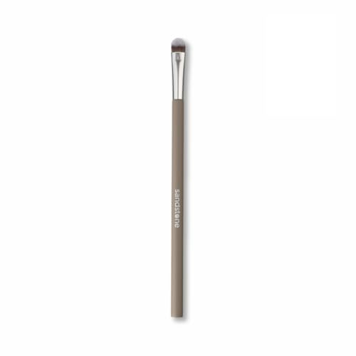 Sandstone Scandinavia Eyeshadow Brush – Precision Makeup Brush for Smooth Color Application – Ultra-Soft Vegan Bristles – Cruelty-Free