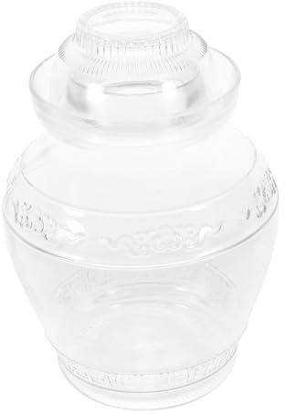 Cabilock Tarro De Cristal Para Encurtidos De Cocina 10 Litros Vidrio Transparente Sellado Sin Aire Para Fermentación Hogar Conservación Verduras