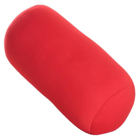 Oreiller Cervical Rond En Microbilles Pour Soutien Du Cou, Coussin De Corps Cylindrique, Coussin De Soutien Doux Dos Pour Voyage, Dormir, Bain, Lit, Massage, Yoga Et Repose-jambes, Relaxation