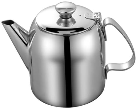 TOGEVAL Bollitore in Acciaio Inox 32oz Filtro Olio, Teiera Multifunzionale per Casa e Cucina, Bollitore Antiscottatura Impugnatura Ergonomica per Tè e Acqua Calda Sanitaria