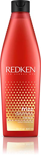 Redken Frizz Dismiss Shampoo, Haarshampoo mit Glättungseffekt gegen Frizz & statische Aufladung, feuchtigkeitsspendendes Pflegeshampoo, nährt & bändigt das Haar, 300 ml