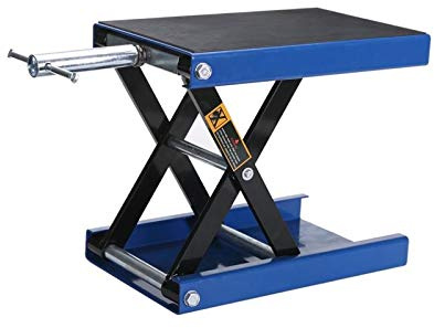 LiftMaster 1100 LB Wide Deck Motorcycle Center Scissor Lift Jack Hoist Stand Bikes ATVs