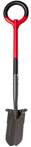 Radius Garden 23711 Root Slayer - Pala para Zanja de Acero al Carbono de 42 Pulgadas, Color Rojo