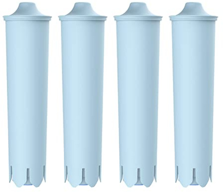 AQUA CREST Filter Kompatibel mit Blue Filterpatrone, Jura Maschine (4) | Kompatibel mit Jura GIGA, ENA, ENA Micro, IMPRESSA-Serie, TÜV SÜD Zertifizierte (4 Stücke)