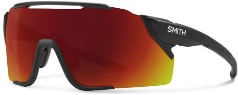 Smith Sportbrille Attack Mag Schwarz Wrap Around Sonnenschutzbrille Unisex-Erwachsene Sportlich UV Protection Vollrand (Full Frame) Unisex