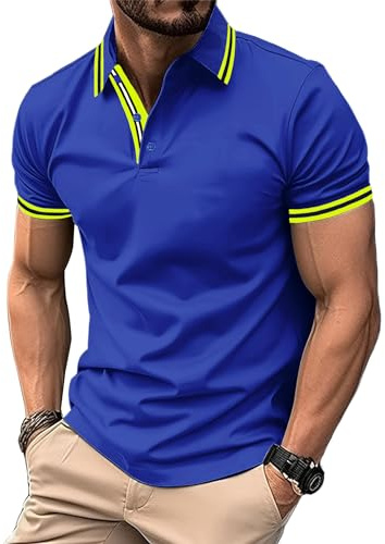 SwissWell Polo Uomo Manica Corta Traspirante Tennis Polo da Golf Estate Sport per Il Tempo Libero Asciugatura Rapida T-Shirt Uomo vestibilità Regolare