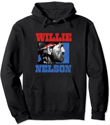 Offizielles Willie Nelson Bandana Pullover Hoodie