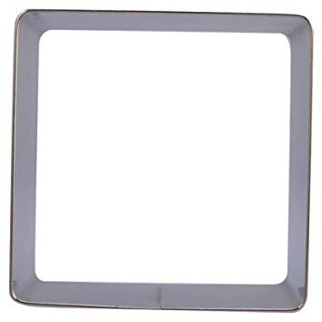 Square Mousse Mold Stainless Steel Cake Ring Anniversary Birthday Cake Baking Pans English Muffin Rings Mousse Cutter Cake Molds Dessert Rings Pastry Mould Baking Tool