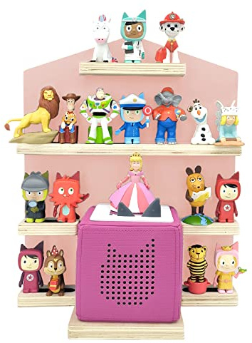 Harewu Toniebox Regal Utilisé principalement pour les boîtes à musique et jouets, Toniebox étagère en forme de maison, étagère de rangement de figurines, étagères 10-20 pour figurines Tonie, SM056