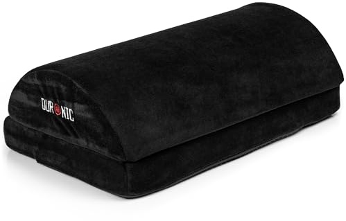 Duronic FT06 Repose-Pieds Ergonomique Soulage Le Stress Les Douleurs aux Pieds et réduit la Fatigue sous Le Bureau au Travail à la Maison Stabilité optimale Mousse intérieure Confortable