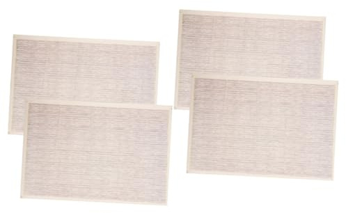 HEMOTON 4pcs Thick Wallpaper for Dolls House Mini House Flooring Paper Self-adhesive Floor Stickers Vinyl Flooring Adhesive