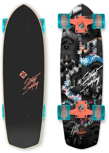 Street Surfing Kicktail 28´ Urban Lover Cruiser Skateboard One Size