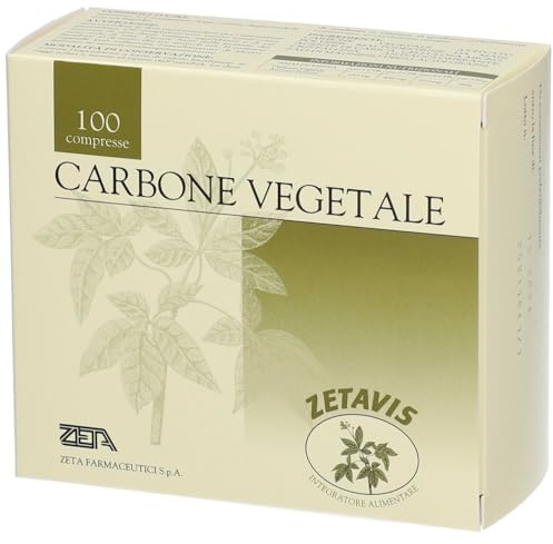 ZETAVIS 100 compresse - Carbone vegetale utile alla funzionalità dell'apparato digerente