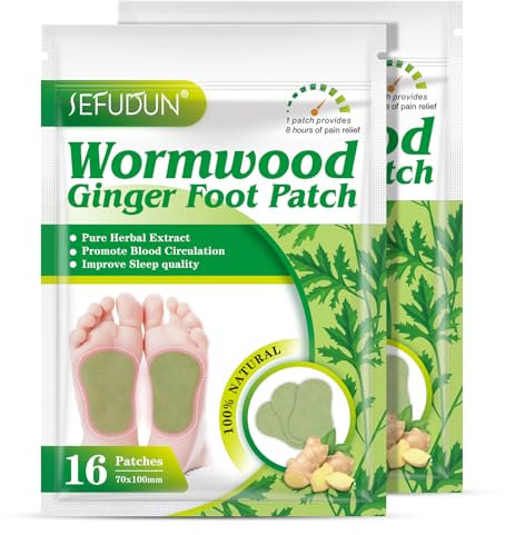 Youery 48 Stück Detox Fußpflaster, Entgiftungspflaster Füße, Deep Cleansing Foot Pads,Natürliche Fusspflaster, Detox Pflaster, für Stressabbau & Tiefschlaf 100% natürliche Fußpads