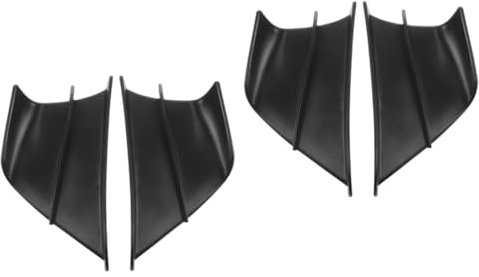 ULTECHNOVO 2pares Alas Aquí Tienes Un Título Que Cumple Requisitos Establecidos Alas Decorativas para Motocicleta Deflector De Viento Ligero y Estilizado Compatible Diversos Modelos Fácil
