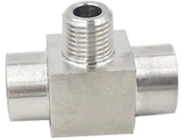 Deviatore per doccia con valvola a tre vie, adattatore per soffione doccia a T ad alta pressione, in acciaio inox, forgiato, connettore di ricambio per deviatore dell'acqua di diverse dimensioni