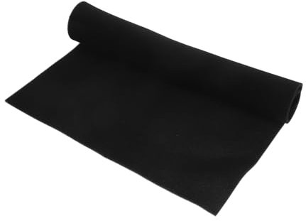 HAWILLOSCH PC Baumwollfilter Schaumstoff Bildschirm Pvc Lüfter Computer Schaumstoff Netzstoff Mesh Lüfter Lüfterpolster Polyurethan Schwarz