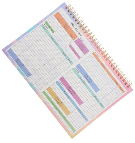 Gadpiparty Finanzplaner Buch Ohne Datum Wochenplaner Und Budget-notizbuch Für Home Office Haushalts Persönliche Ausgabenverwaltung Tragbares Haushaltsbuch Zur Ausgabenübersicht Und Finanzplan