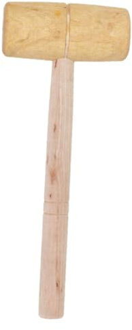 Lurrose De Madera Para Carpintería Herramienta Manual De Madera Martillo Para Artesanía De Cuero y Marroquinería