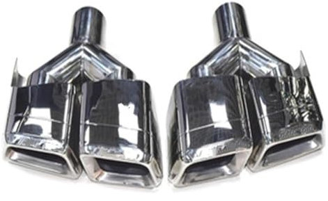 Schalldämpfer Tipps Für Mercedes Für B&enz W212 E63 W204 Schalldämpfer Auspuffblende Auspuffrohr 2 Teile/satz Auto Auspuffblende(2)