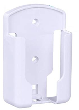ULIJTH Caja de almacenamiento multimedia para aire acondicionado, soporte para mando a distancia, organizador de pared, color blanco, negro, dorado y gris