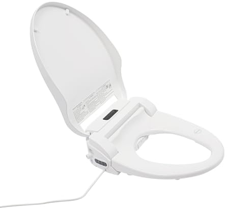 Abnehmbarer Toilettensitz,Ferngesteuerter Toilettendeckel,Beheizter Toilettensitz,WC-Sitz Ersatzteile mit integriertem Dusch,Badezimmer Toilettendeckel,Toilette Loch Spacing Range 4,72-7,09 Zoll
