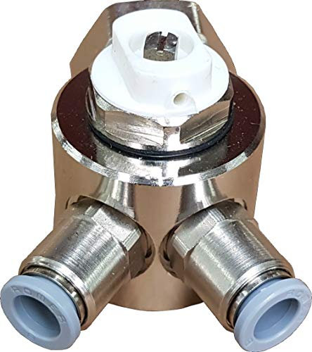 Jollytherm 10110 Aquaheat Verteiler 2-fach für Doppelrohr Warmwasser Fußbodenheizung