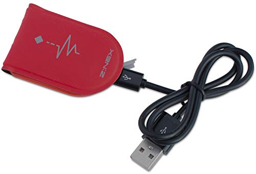 ZNEX Aufladbarer USB LED Magnet Clip. Hell Leuchtend - perfekt für optimale Sichtbarkeit in der Nacht und bei schlechten Lichtverhältnissen