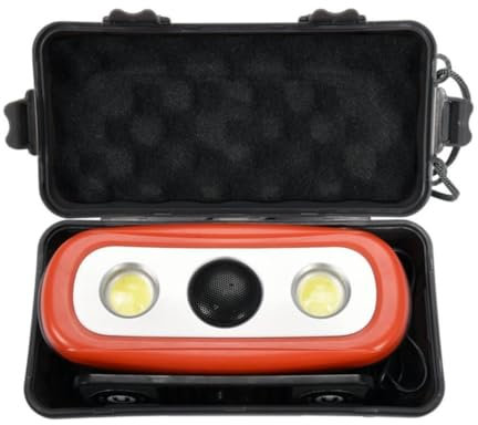 3in1 LED Baustrahler Campinglampe Akku Arbeitsleuchte 2000lm Tragbar | Bluetooth Lautsprecher Musikbox | Powerbank 4400mAh Ladegerät 3USB Zusatz Akku