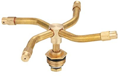 MSUIINT Buse de brumisation rotative à 360 degrés en laiton, atomiseur, micro arroseur de jardin, équipement d'irrigation pour pelouse et serre