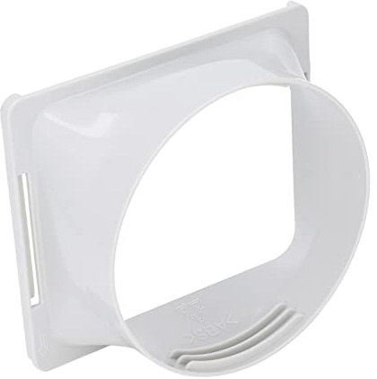 Conector de conducto de aire acondicionado cuadrado a redondo con rosca universal de ABS port¨¢til, adaptador de manguera de aire para oficina
