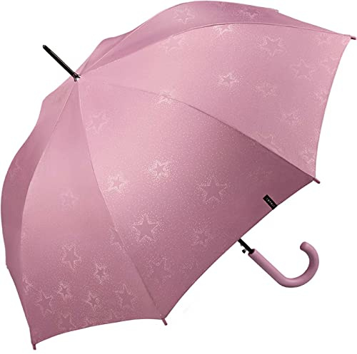 ESPRIT Stockschirm mit Automatik Starburst - dusky orchid metallic