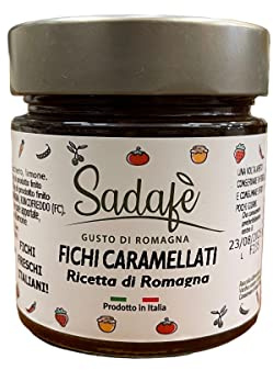 Sadafè Bio Fichi Caramellati Ricetta di Romagna Prodotto in Italia 270 gr