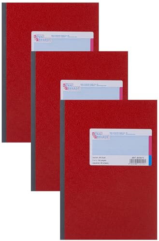 König und Ebhardt 8615272 Kladde/Notizheft (A5, 96 Blatt, kariert, 70g/m²) (Packung mit 3)