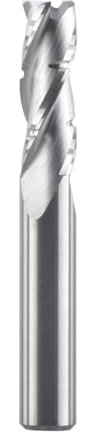 1PC 3 Flute Route Bit UP CUT Chip Breaker Schaftfräser CNC-Bearbeitung Spiralfräser Wolframstahl Holzbearbeitung for Schruppen(W3C-D12-L35)