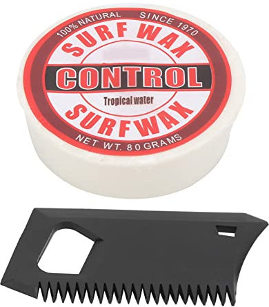 QANYEGN Anti Slip Surf Wax, Scent Surfwax Surfing Surfboard Skimboard Water, Portable Slip Paraffin Accessories for Protecting (cera de agua Caliente)