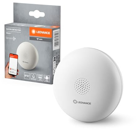LEDVANCE SMART+ Sensor zur Wassererkennung mit WiFi-Technologie, weiß, Kunststoff