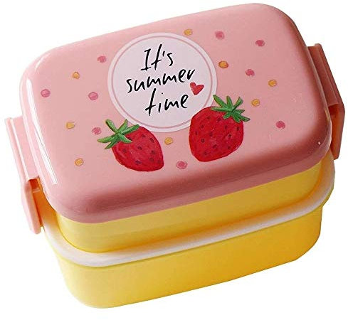 SBJKLYRN Lunchbox, Bento Boxes Bento Box for Teenager,Mini Teenager's Lunch Box, Fruit Box, Takeaway Snack Box, Small Snack Box, Nut(Pink)
