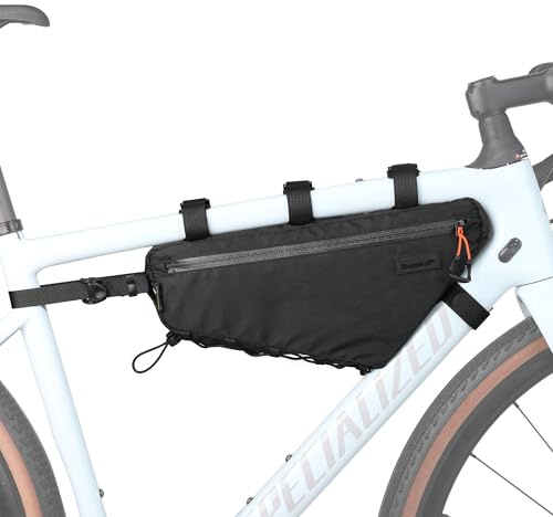 abamita Bike Frame Bag Bike Triangle Bag Bicycle Pouch Under Tube Bag 2.9L with Dual Side Mesh Pockets for MTB Road Bike Cycling Commuting and Outdoor Adventures