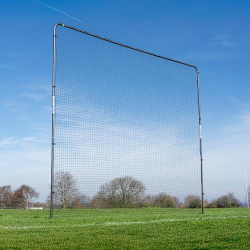 QuickPlay 10ft Sports Barrier Net System - Football Backstop Net & Ball Stop Netting, Modular Sports Netting System for Football Training Equipment, Garden Sports Net (Multiple Sizes & Options)
